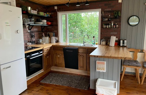 Rangarþing eystra Cabin | Cottage w/heated Aurora Igloo, Hot tub, & private covered patio.