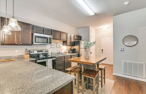 Starkville Condo | Cotton District Condo: Walkable Spot for Game Day!