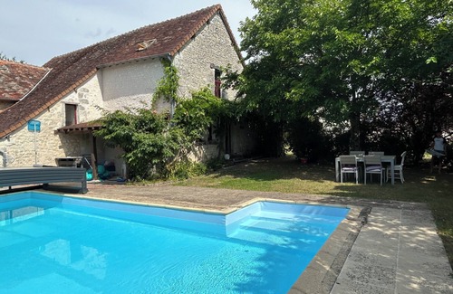Bossay-sur-Claise House | Country cottage with swimming pool, many visits and activities nearby