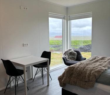 Rangarþing eystra Apartment | Country cottage with great view to the glacier, Eyjafjallajökull and Westman Islands