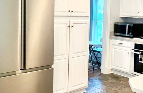 New Paltz Villa | Country home with rock climbing gym, pond & creek.