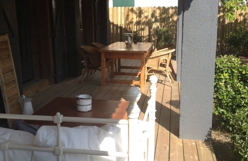 Piraillan Apartment | Covered terrace apartment - Cap Ferret peninsula, Piraillan with garden