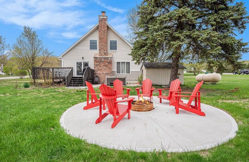 Boyne Falls House | Cozy 3BR Home: Private Hot Tub and Dog-Friendly.