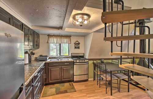 Overgaard Cabin | Cozy A-Frame Cabin in Overgaard: Pets Welcome