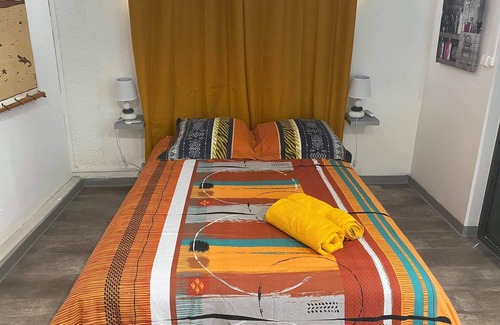 Saint-Denis House | Cozy apartment, air-conditioned, near CHU, city center, coastal entrance (beaches)