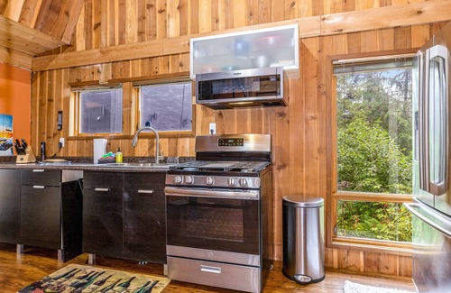 Alyeska Cabin | Cozy Cabin in Central Girdwood W/Wood Stove, Washer/Dryer, & Free WiFi