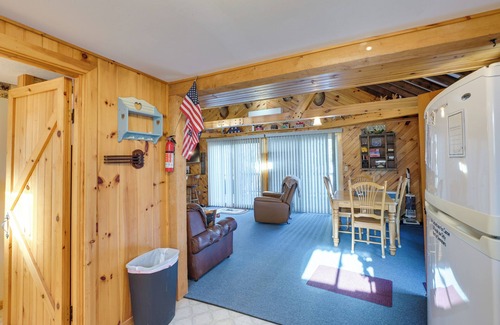 Eddington Cottage | Cozy Chemo Pond Cabin w/Dock & Waterfront Views