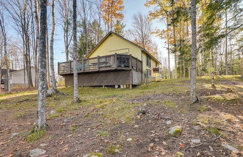 Eddington Cottage | Cozy Chemo Pond Cabin w/Dock & Waterfront Views