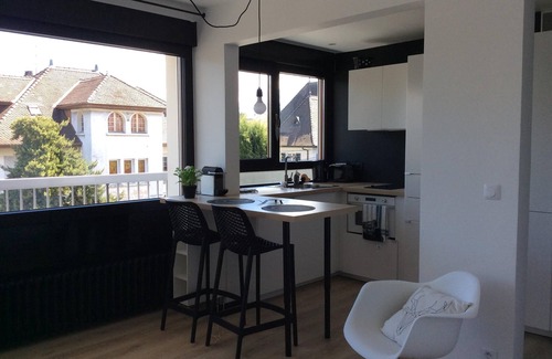 Thonon-les-Bains Apartment | Cozy design accommodation opposite the thermal baths, near downtown