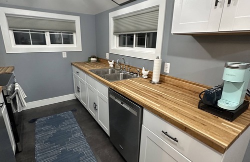 Traverse City Cottage | Cozy Farmstead Cottage located on Old Mission Peninsula Lavender Farm.