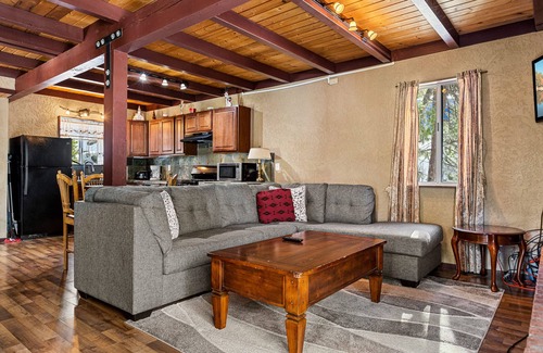 Arrowbear Lake Cabin | Cozy home with wood-burning fireplace, WiFi, game room, deck, & washer/dryer