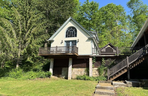 Elliottsburg Cabin | Cozy little cabin with creek access. Great for fishing or tubing!