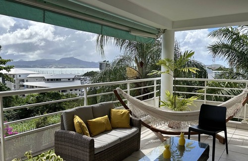 Fort-de-France Apartment | Cozy nest with sea view 5 min walk from the marina