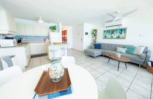 Playa Fortuna Apartment | Cozy OCEAN-FRONT 2BR/2Bath on Luquillo Beach w/PK