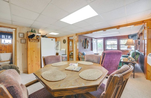 Onaway Cabin | Cozy Onaway Vacation Rental w/Deck & Fire Pit!