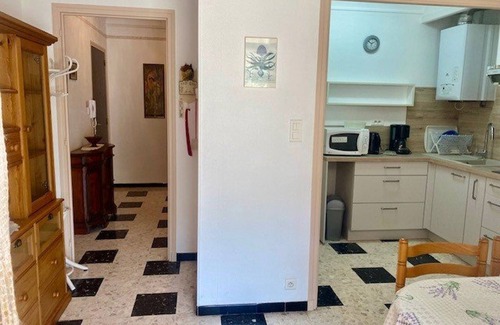 Amelie-les-Bains-Palalda Apartment | Cozy Studio F1 with Terrace, Parking, and WiFi - Sleeps 2, South Facing, Near Town and Spa