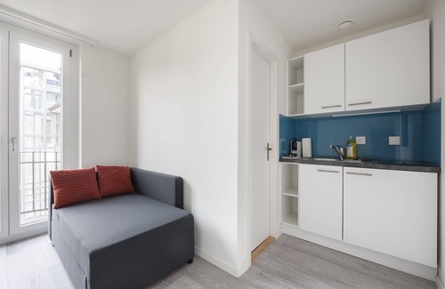 Sihlfeld Apartment | Cozy Studio with Balcony in the City (BE-41)