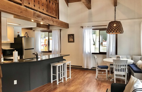 Sandpoint Ski Chalet | Cozy Swiss Style Chalet with Hot Tub