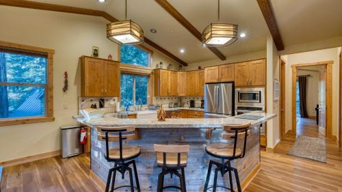 Tahoma House | Cozy Tahoe Retreat w Hot Tub Movie Room Forest Views Tahoma Getaway by AvantStay