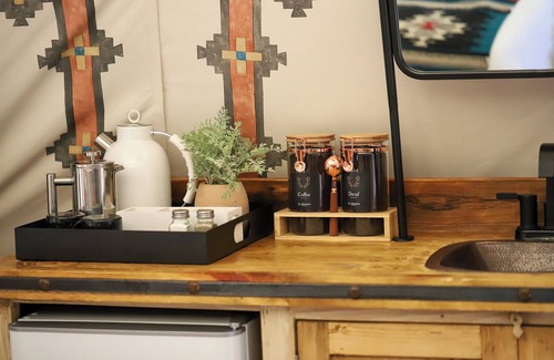 Nogal RV Rental | Cozy Toro Tipi Unique Glamping Experience at El Mistico Ranch