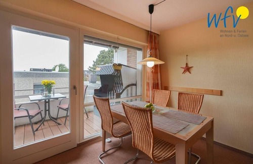 Borkum Apartment | Cozy vacation apartment with balcony & garden use on Borkum!