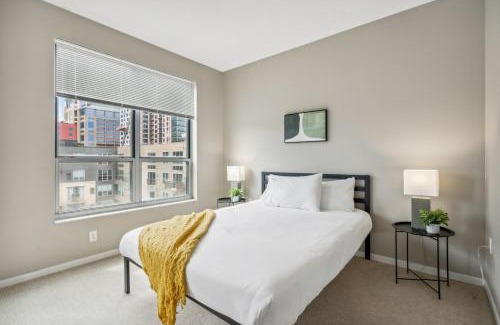 Mill District Apartment | CozySuites Mill District with pool, gym # 10