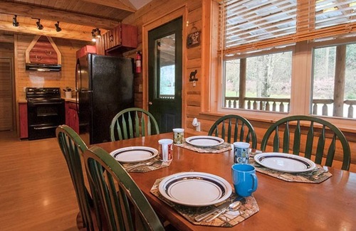 Bryson City Cabin | Creekside Cabin with covered porch only 3 miles from downtown Bryson City!