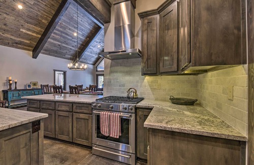 Angel Fire House | Custom Angel Fire Home: Views, Hot Tub & Fire Pit!