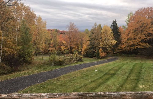 Northfield Cabin | Custom Built Luxury Log Home, Best on property Trout Fishing!