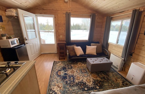Kenai Cabin | Cute & Cozy Cabin @ Moose Tracks Lodging