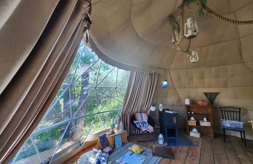 Rosedale Cabin | #D4 Badlands Bunker Dome-1 Queen bed -Pet friendly
