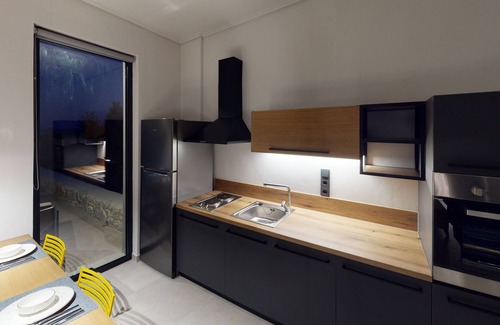 Plomari Villa | DAELIA VILLAS I of 3 Luxury Villas, private pool, in an enclosed olive grove