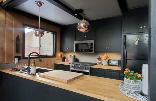 Big Bear Cabin | Dala Haus, nestled along side a private forest.