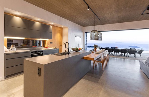 Gavrio Villa | Dazzling Andros Villa | Villa Mimosa | 5 Bedrooms | Saltwater Infinity Pool