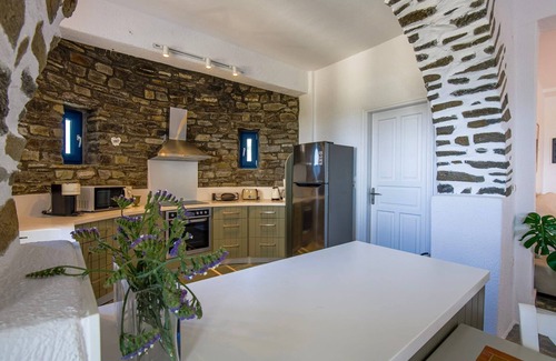 Nea Cryssi Akti Villa | Dazzling Paros Villa | 3 Bedrooms | Villa Contessa | Large Furnished Veranda.