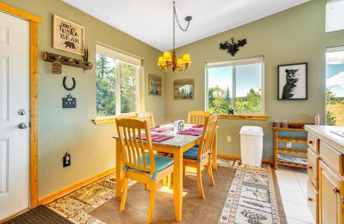 Indian Mountain House | Deck and Views Pet-Friendly Cabin in Jefferson!