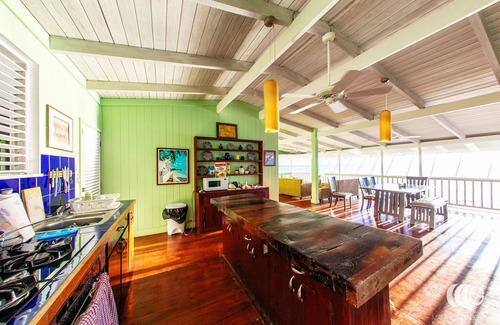 Gibbes House | Deep water front, West coast villa. 2025 Availability quickly running out.