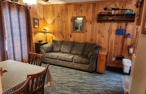 Iron River Apartment | Deer Trail Resort Lakeside 5 on Lake Delta near Iron River, WI