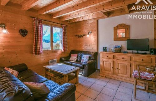 Le Grand-Bornand Ski Chalet | Demi chalet 8 pers, 4 chambres, garage, wifi, ski bus proche - FR-1-391-45