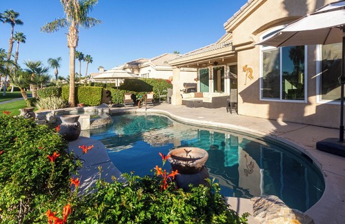 Palm Springs Villa | Desert Princess Paradise: Chic Villa with Pool, Golf, Pickleball, and Tennis
