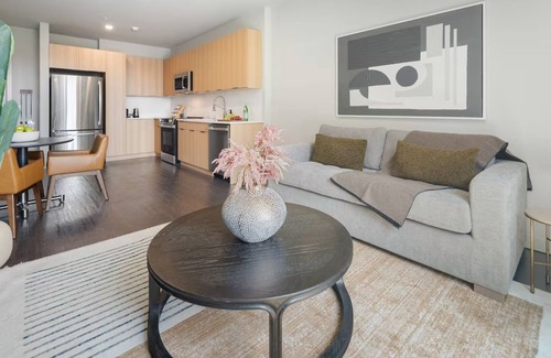 White Plains Apartment | Designer 1BR | Gym, Parking