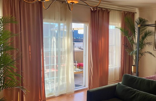 Historic Downtown Apartment | Designer Loft with Private Terrace