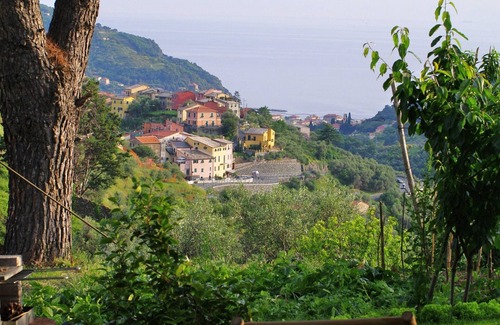 Levanto Apartment | Detached old farm house with a beautiful, shady garden