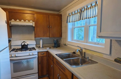 Northport House | Direct waterfront on Grand Traverse Bay , firepit, grill, large yard, dog ok