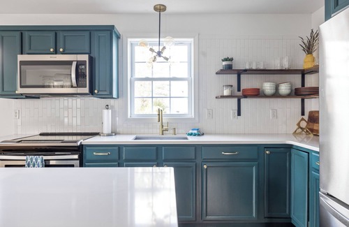 Kennebunk House | Discover Bungalow Wharf in Kennebunk: renovated home near Gooch's Beach & shops