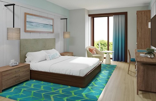 I-435 West KC-KS Hotel | Discover Relaxation in This Tropically-Inspired Room with Pool Near Attractions