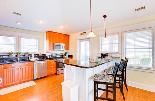 Avon House | Dog-friendly beach home with private pool, hot tub, AC, pool table & game room