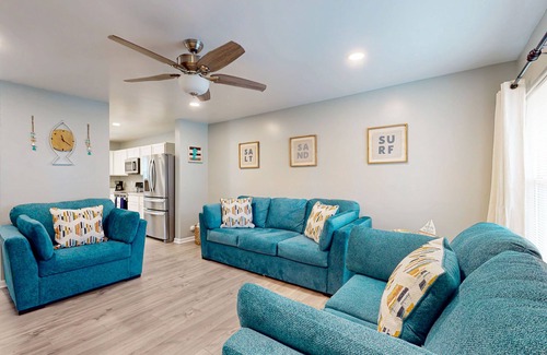 Sunset Beach House | Dog-friendly coastal home with fenced in yard, close drive to the beach