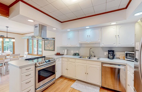 Empire Cottage | Dog-friendly downtown Glen Arbor home with deck, gas grill, and washer/dryer