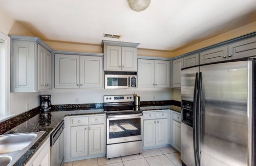 Eastpoint House | Dog-friendly home with lovely water view, roomy deck, fast WiFi, central AC, W/D